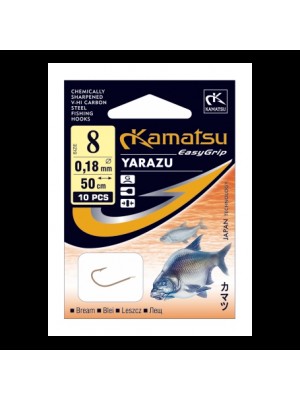 Kabliukai Kamatsu Bream Yarazu su 50 cm pavadėliu