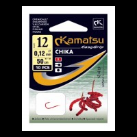 Hooks Kamatsu Bloodworm Chika whit 50 cm leader