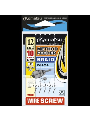 Kabliukai Kamatsu Iseama 5vnt./10 cm pintas pavadėlis/vielos varžtas