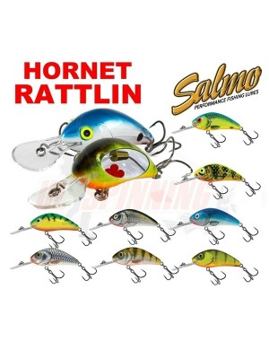 Vobleris Salmo Rattlin Hornet 3,5cm/3,1gr/plaukiantis
