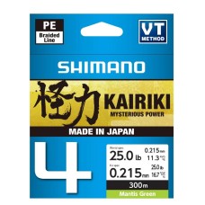Pintas valas Shimano Kairiki 4/300m žalias