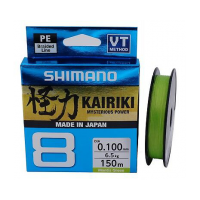 Shimano Kairiki 8 Braided Line 150m Mantis Green